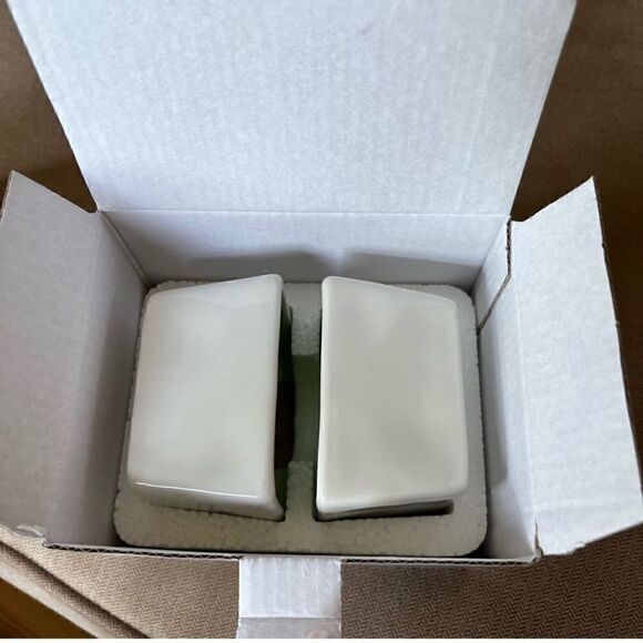 Rae Dunn Savor and Enjoy Square Bowl set NEW Green - Picture 5 of 5